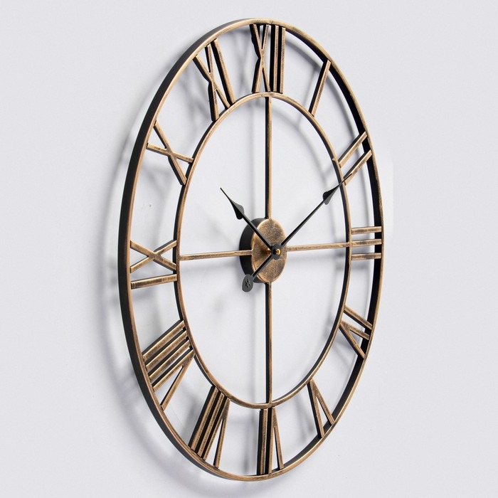 Часы настенные, серия: Лофт, Часы настенные, серия: Лофт, "Талан", дискретный ход, d-60 см