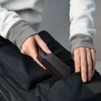 Автобумажник Arrival, черный с красным Автобумажник Arrival, черный с красным