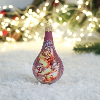 Ёлочная игрушка "Росинка большая-05" 9,5 см Ёлочная игрушка "Росинка большая-05" 9,5 см