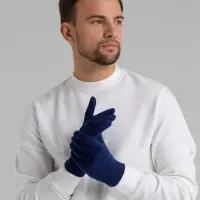 Перчатки Real Talk, темно-синие, размер S/M