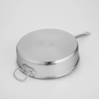 Сковорода из нержавеющей стали &laquo;Общепит&raquo;, d=32 см, h=8,5 см, корпус 0,6 мм, капсульное дно 3,5 мм, индукция