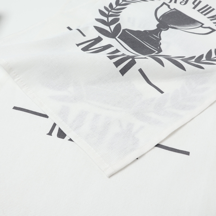 Набор полотенец кухонный "Доляна" Лучший муж 35х60см-2шт., 100% хлопок, 160г/м2