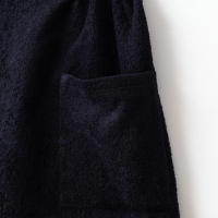 Полотенце банное Экономь и Я "Килт с карманом" 50х150 см, цвет чёрный, 100% хлопок, 320 г/м2 Полотенце банное Экономь и Я "Килт с карманом" 50х150 см, цвет чёрный, 100% хлопок, 320 г/м2