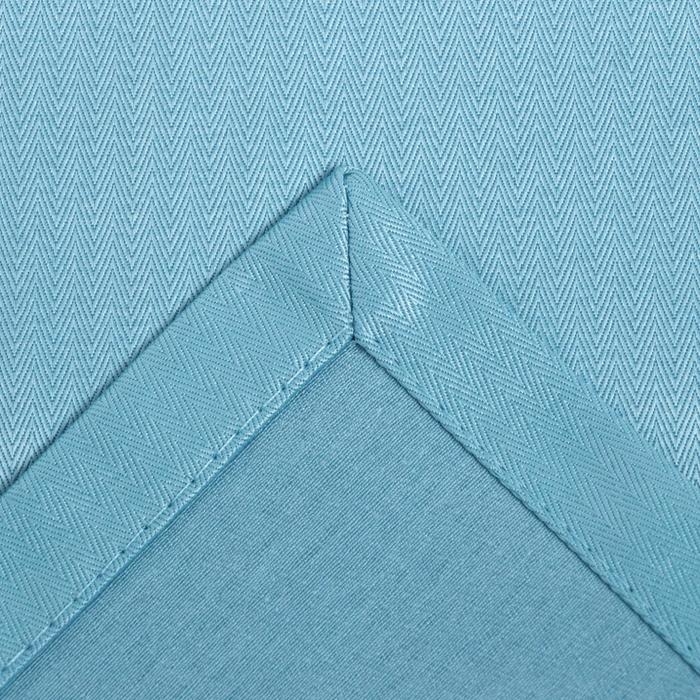 Скатерть Этель Elegance 150*250 +/-3см, цв.серо-синий, пл. 192 г/м2, хл с ВГМО