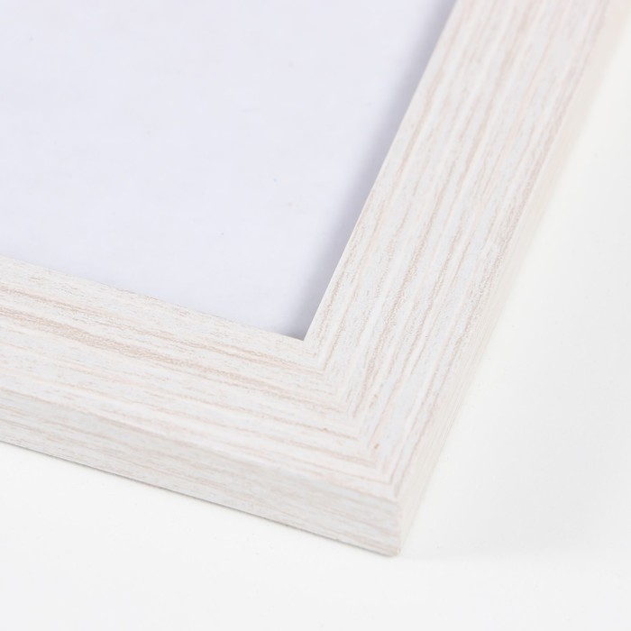 Фоторамка МДФ 30х40 см. №6, шир. 20 мм, Молочный дуб (пластиковый экран)