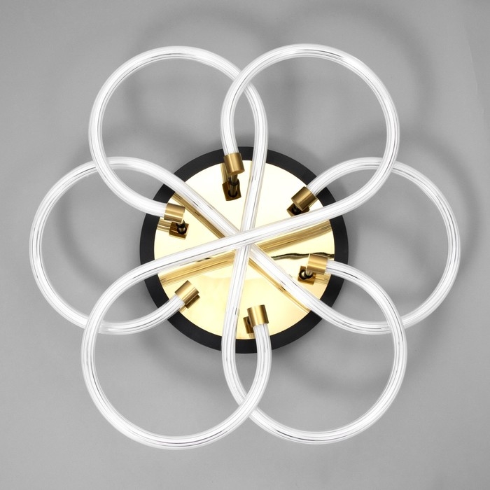 Люстра "Риоли" LED 96Вт золото 60х60х6 см BayerLux