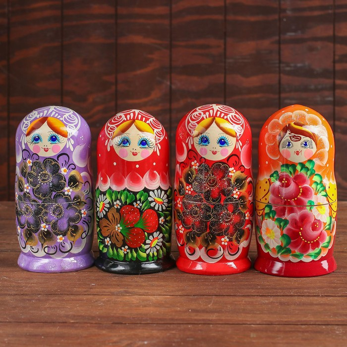 Матрёшка 7 в 1, расписная, цвета МИКС Матрёшка 7 в 1, расписная, цвета МИКС