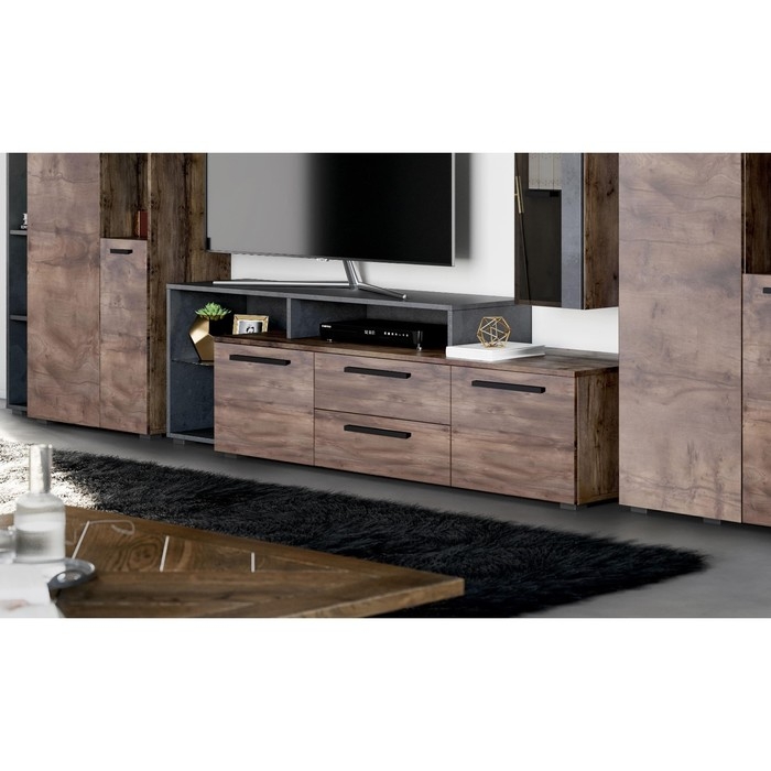 Тумба "Глазго" , 1810х485х530, Бруклин/Таксония