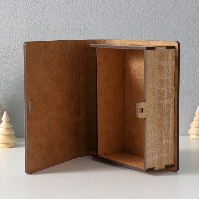 Новогодняя копилка-шкатулка Новогодняя копилка-шкатулка "На маленькие шалости" 14х12х5 см