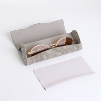 Футляр для очков на магните, длина 16 см, цвет серый Футляр для очков на магните, длина 16 см, цвет серый