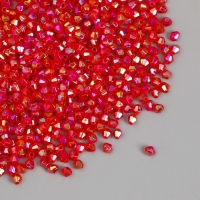 Бусины для творчества пластик "Ромб-кристалл голография красный" набор 20 гр 0,4х0,4 см Бусины для творчества пластик "Ромб-кристалл голография красный" набор 20 гр 0,4х0,4 см