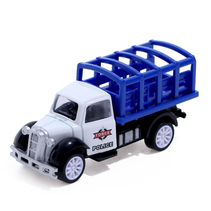 Грузовик металлический &laquo;Полиция&raquo;, инерция, МИКС