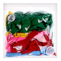 Воздушный шар латексный 12" &laquo;Милые животные&raquo;, пастель, 100 шт., МИКС