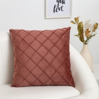 Наволочка декоративная Этель &laquo;Соло&raquo;, цвет пыльная роза, размер 43х43 см