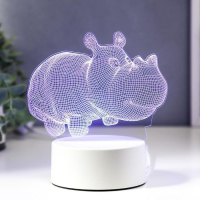 Светильник "Бегемот" LED RGB от сети RISALUX Светильник "Бегемот" LED RGB от сети RISALUX