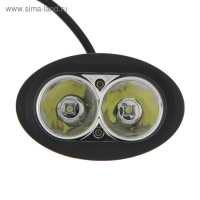 Фара светодиодная Skyway OFF ROAD, овальная, 12/24 В, 20 Вт, 2 диода, 95х60 мм Фара светодиодная Skyway OFF ROAD, овальная, 12/24 В, 20 Вт, 2 диода, 95х60 мм