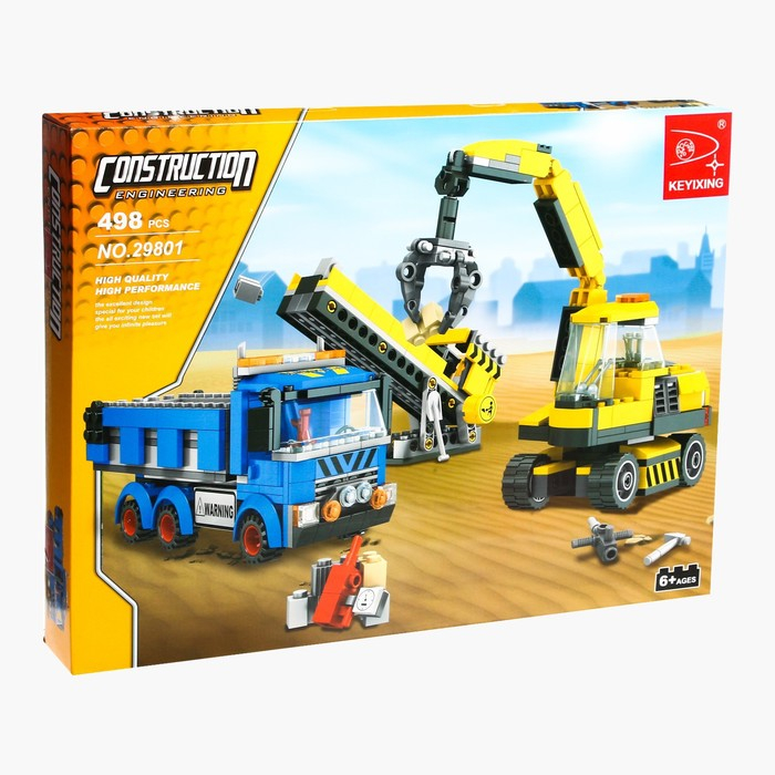 Конструктор &laquo;Строительная бригада&raquo;, 494 детали