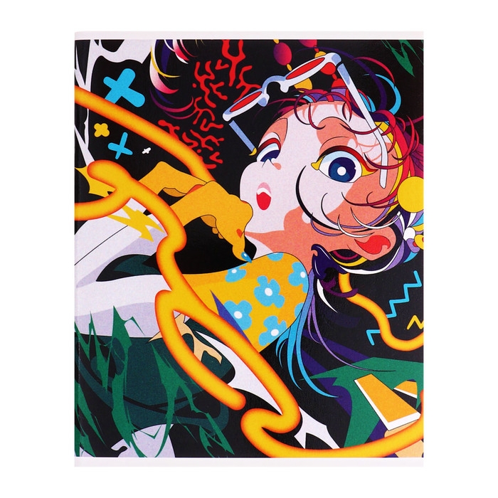 Комплект тетрадей из 4 штук, 96 листов в клетку Calligrata Комплект тетрадей из 4 штук, 96 листов в клетку Calligrata "Аниме", обложка мелованный картон, глянцевая ламинация, блок офсет