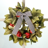 Венок на дверь интерьерный "Гранаты" d=35 см Венок на дверь интерьерный "Гранаты" d=35 см