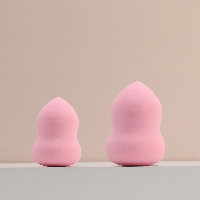 Спонж для макияжа &laquo;Амфора&raquo;, 6 &times; 4 см, увеличивается при намокании, цвет МИКС