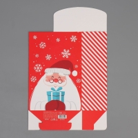 Коробка подарочная новогодняя складная &laquo;Дед Мороз&raquo;, 15 х 7 х 22 см, Новый год