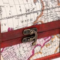 Шкатулка под бутылку "География" 33,5х11х12 см МИКС Шкатулка под бутылку "География" 33,5х11х12 см МИКС