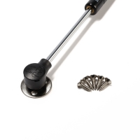 Газлифт 60N CAPPIO, с доводчиком, бесшумное открывание/закрывание, черный Газлифт 60N CAPPIO, с доводчиком, бесшумное открывание/закрывание, черный