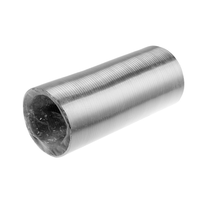 Воздуховод гофрированный Воздуховод гофрированный "Алювент", d=130 мм, раздвижной до 3 м, алюминиевый