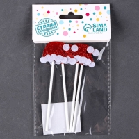 Набор топперов &laquo;Новый год&raquo;, в наборе 4 шт.