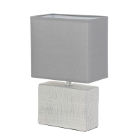 Настольная лампа "Дивея" Е14 40Вт серый 10х17х29 см RISALUX