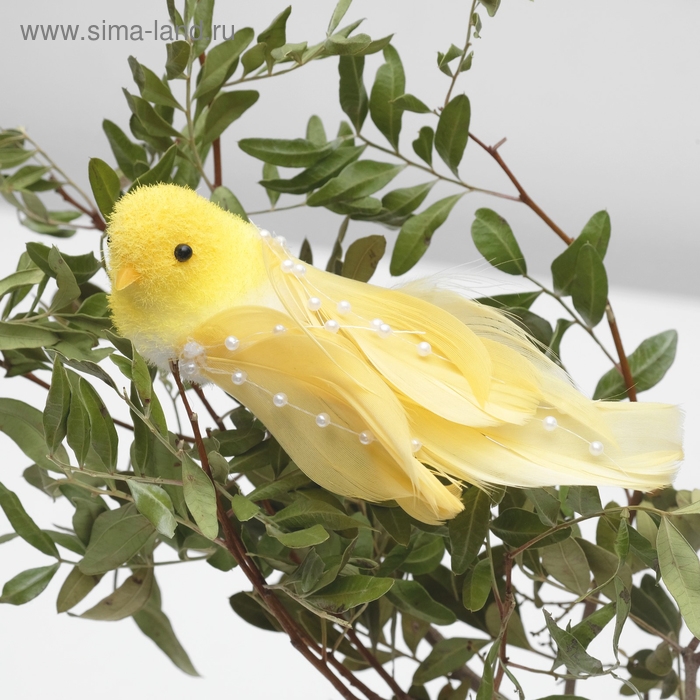 Декор птица 13 х 4 х 4 см МИКС Декор птица 13 х 4 х 4 см МИКС