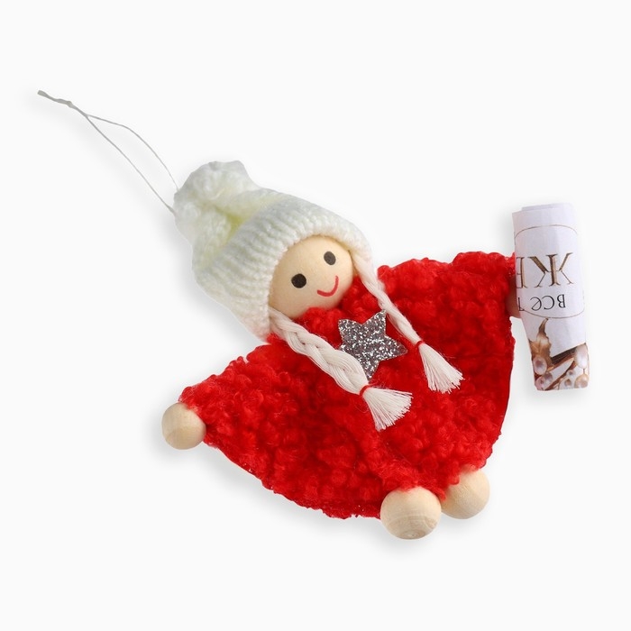 Ёлочная игрушка новогодняя &laquo;Желания сбудутся&raquo;, на Новый год, 7 х 6 х 3 см