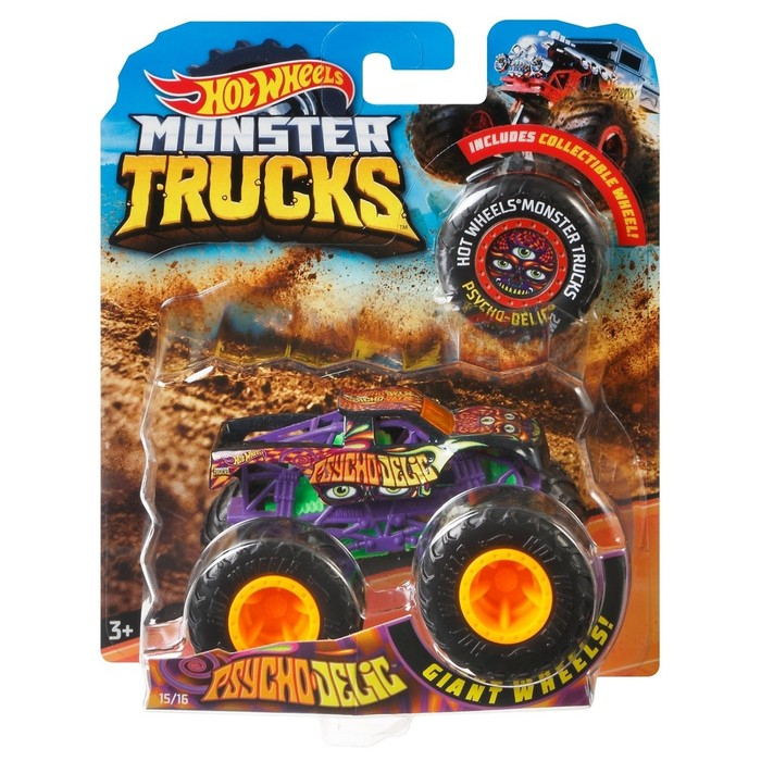 Машина &laquo;Базовый Монстр трак&raquo;, масштаб 1:64, цвета МИКС