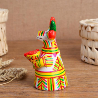 Филимоновская игрушка колокольчик &laquo;Олень&raquo;