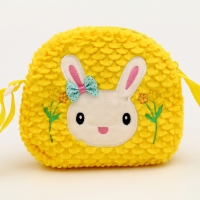 Сумка детская &laquo;Зайка с бантиком&raquo;, 20 см, цвет жёлтый