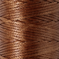 Нитки вощёные, плоские, 210D/16, 1 мм, 50 &plusmn; 2 м, цвет светло-коричневый
