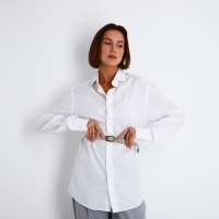 Ремень женский, ширина 2,4 см, пряжка металл, цвет бежевый