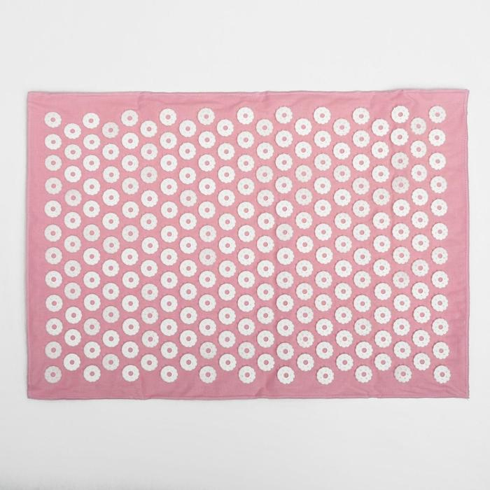 Аппликатор игольчатый &laquo;Большой коврик&raquo;, 242 колючки, розовый, 41х60 см