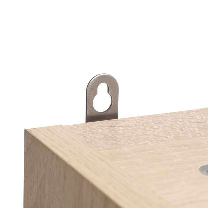 Зеркало-шкаф для ванной комнаты "Валенсия 55", Дуб сонома светлый, 55 х 75 х 17 см