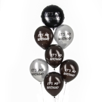 Набор воздушных шаров «It's my birthday», латекс, фольга, 7 шт., МИКС Набор воздушных шаров «It's my birthday», латекс, фольга, 7 шт., МИКС