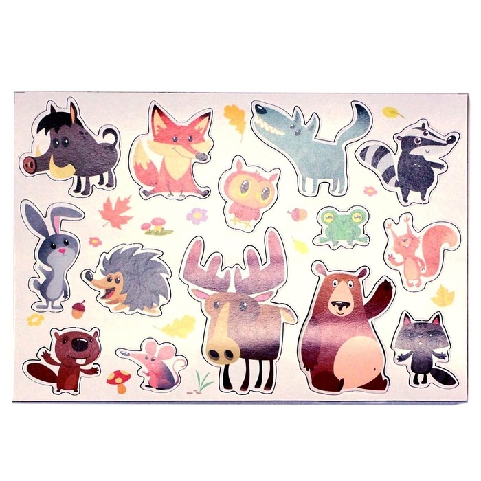 Настольная игра магнитная &laquo;Лесные жители&raquo;