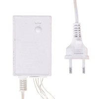 Гирлянда &laquo;Бахрома&raquo; 4 &times; 0.6 м, IP44, прозрачная нить, 180 LED, свечение красное, 8 режимов, 220 В