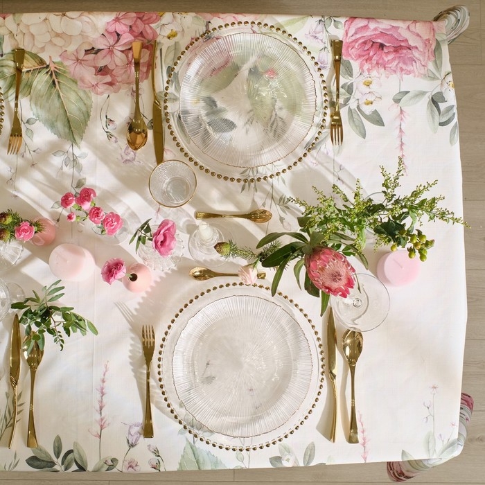 Скатерть Этель Tenderness 149х110 см, 100% хл, репс 210 г/м2 Скатерть Этель Tenderness 149х110 см, 100% хл, репс 210 г/м2