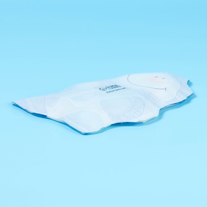 Блюдо сервировочное стеклянное Доляна &laquo;Снеговик в голубом&raquo;, 22&times;15 см