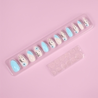 Накладные ногти «Нежная весна», 12 шт, с клеевыми пластинами, форма миндаль, разноцветные Накладные ногти «Нежная весна», 12 шт, с клеевыми пластинами, форма миндаль, разноцветные