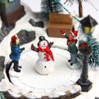 Светодиодная фигура «Рождество» 31 × 20 × 23 см, полистоун, батарейки ААх3 (не в комплекте), USB, свечение мульти Светодиодная фигура «Рождество» 31 × 20 × 23 см, полистоун, батарейки ААх3 (не в комплекте), USB, свечение мульти