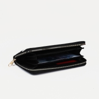 Кошелёк на молнии, цвет чёрный Кошелёк на молнии, цвет чёрный