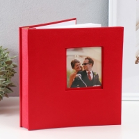 Фотоальбом на 200 фото 10х15 см "Алый" кожзам 4х22х22,7 см Фотоальбом на 200 фото 10х15 см "Алый" кожзам 4х22х22,7 см
