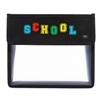 Папка для тетрадей А5 (230 х 190 х 50 мм), с клапаном на липучке, пластик/текстиль, Calligrata, "School" Папка для тетрадей А5 (230 х 190 х 50 мм), с клапаном на липучке, пластик/текстиль, Calligrata, "School"