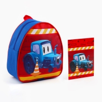 Детский рюкзак с блокнотом &laquo;Трактор&raquo;, 23х20,5 см